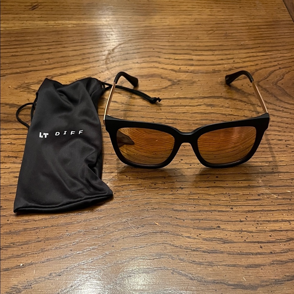 Diff Eyewear‎ Black Sunglasses, NWOT - Picture 2 of 12